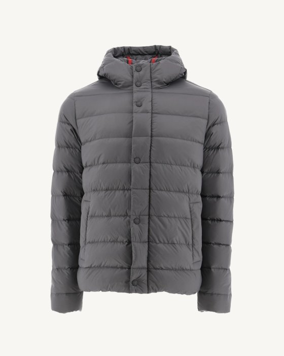 Anthracite Jorge Hooded Puffer Jacket Jott New In