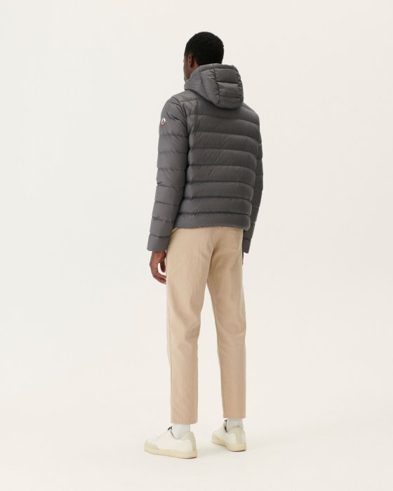 Anthracite Jorge Hooded Puffer Jacket Jott New In