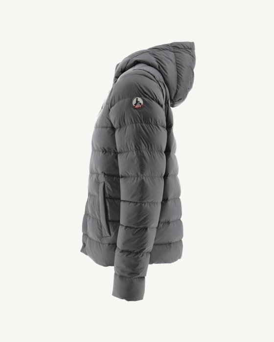 Anthracite Jorge Hooded Puffer Jacket Jott New In