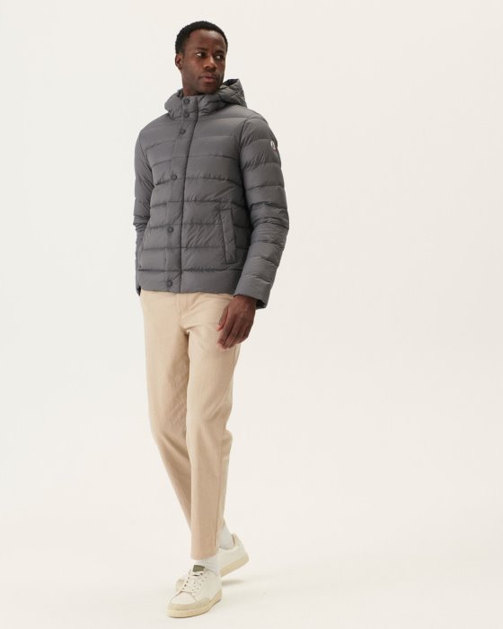 Anthracite Jorge Hooded Puffer Jacket Jott New In