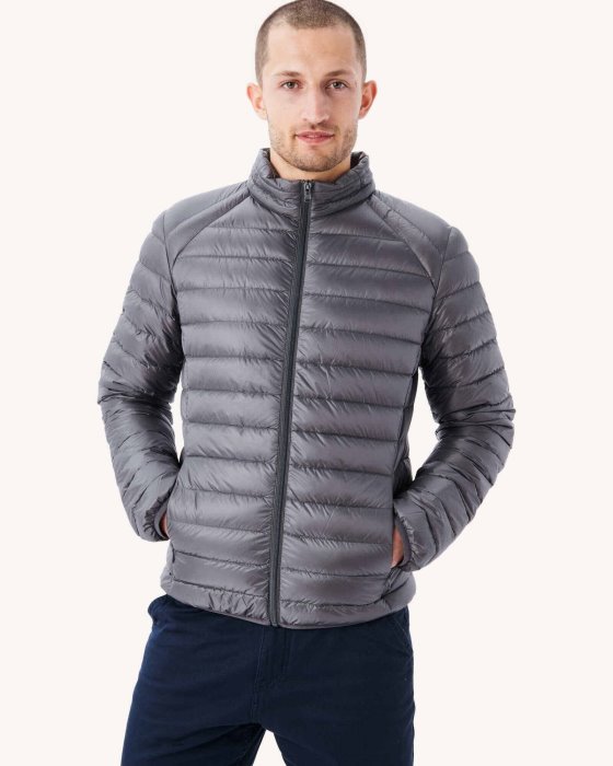 Anthracite Lightweight Down Jacket Mat Jott New In