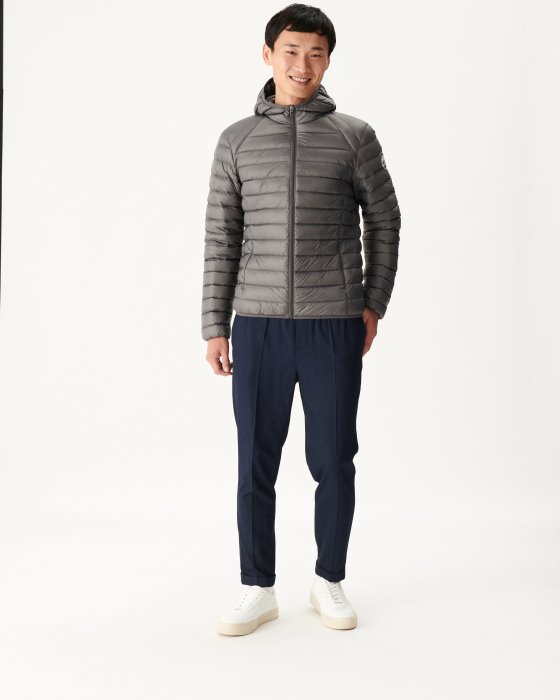 Anthracite Lightweight Down Jacket Nico Jott New In