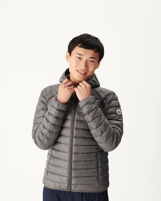 Anthracite Lightweight Down Jacket Nico Jott Trend