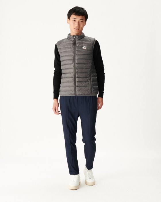 Anthracite Sleeveless Down Jacket Tom Jott New In