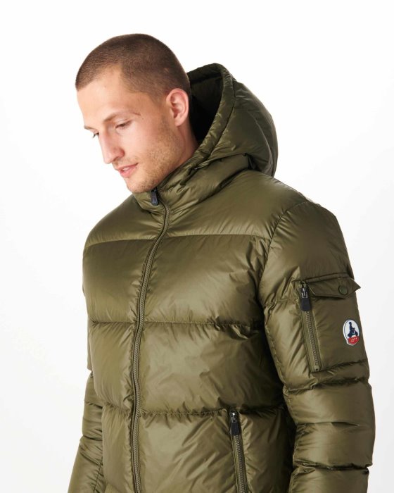 Army Extreme Cold Hooded Down Jacket Java Jott New In
