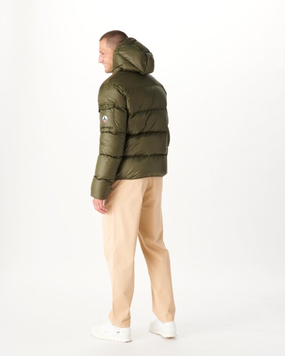 Army Extreme Cold Hooded Down Jacket Java Jott New In