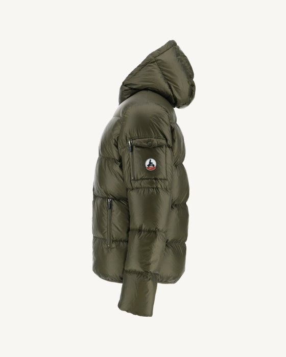 Army Extreme Cold Hooded Down Jacket Java Jott New In