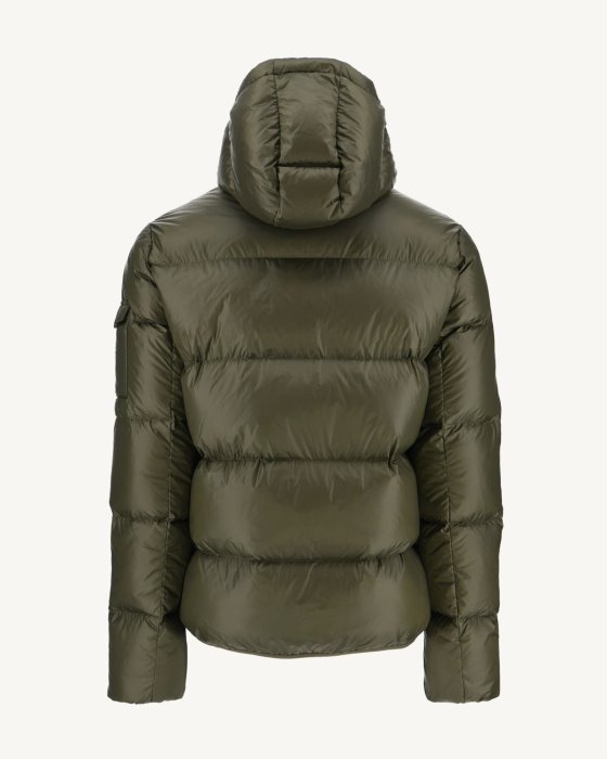 Army Extreme Cold Hooded Down Jacket Java Jott New In