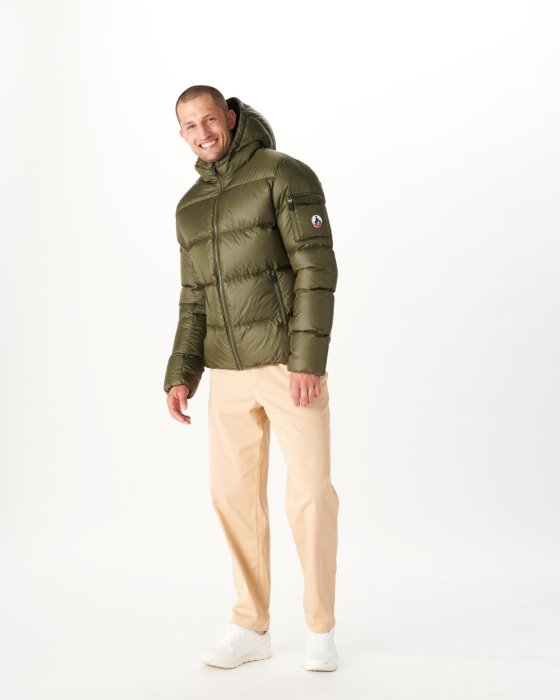 Army Extreme Cold Hooded Down Jacket Java Jott New In