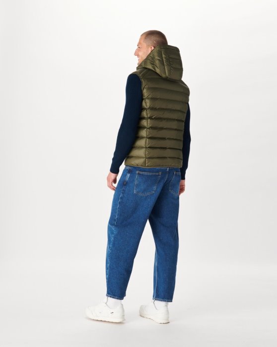 Army Extreme Cold Sleevless Down Jacket Silver Jott New In