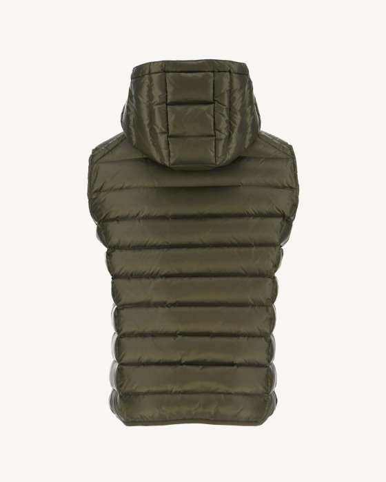Army Extreme Cold Sleevless Down Jacket Silver Jott New In