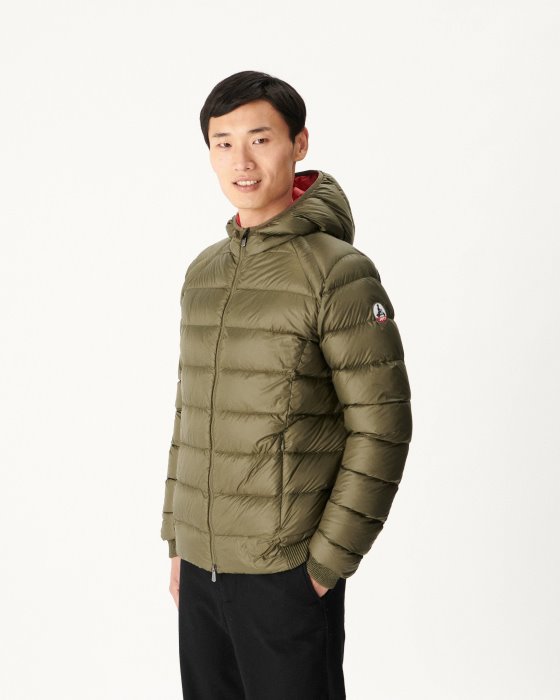 Army Hooded Down Jacket Nat Jott New In