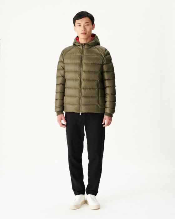 Army Hooded Down Jacket Nat Jott New In
