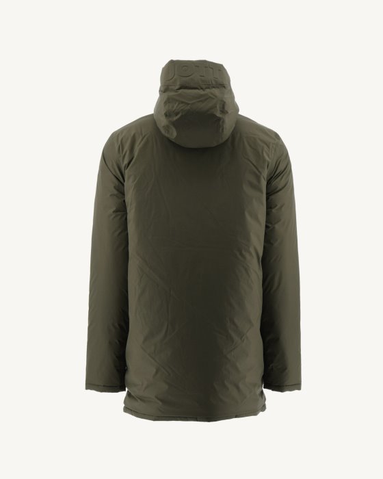 Army/Beige Reversible Light Puffer Jacket Amsterdam Jott New In