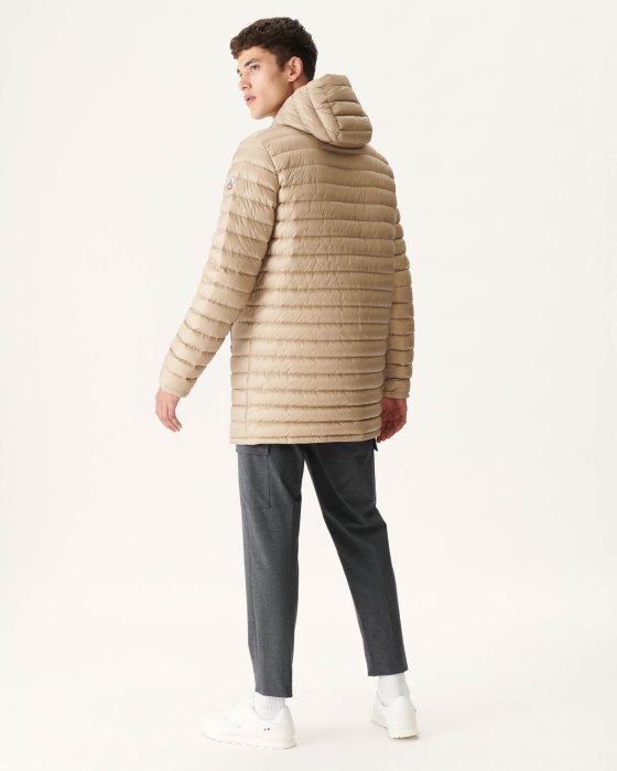 Army/Beige Reversible Light Puffer Jacket Amsterdam Jott New In