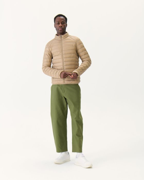 Beige Lightweight Down Jacket Mat Jott New In