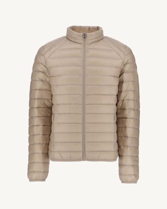 Beige Lightweight Down Jacket Mat Jott New In