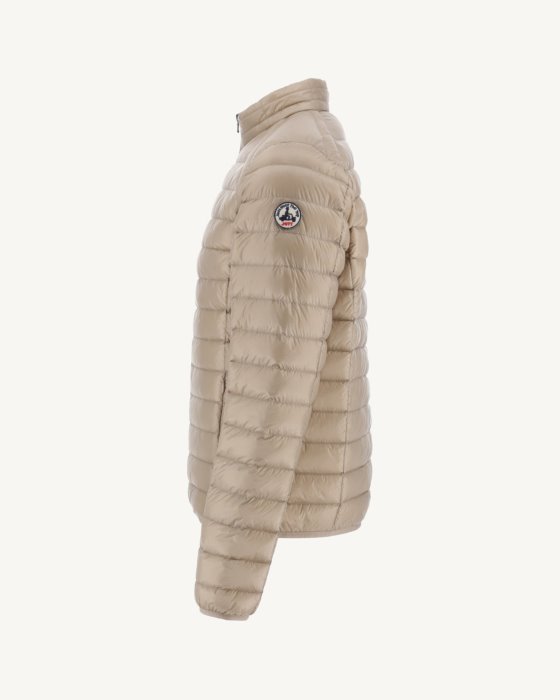 Beige Lightweight Down Jacket Mat Jott New In