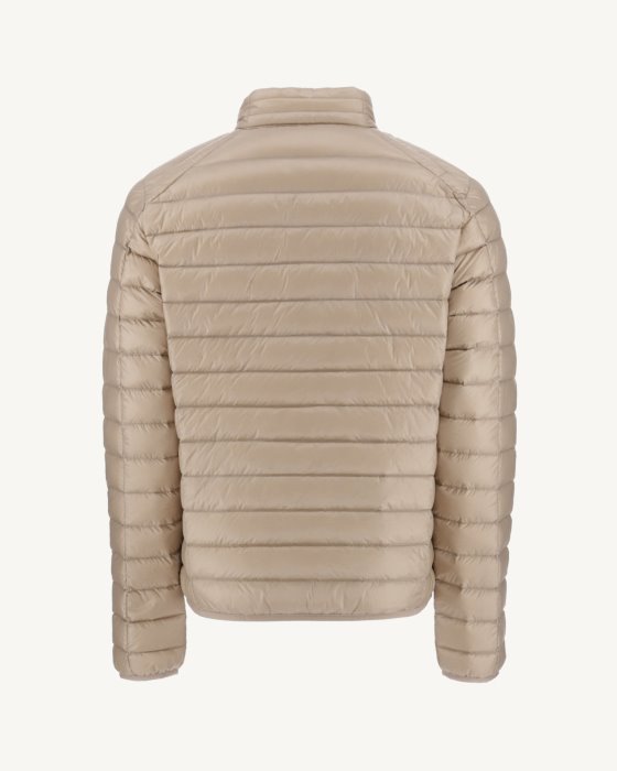 Beige Lightweight Down Jacket Mat Jott New In