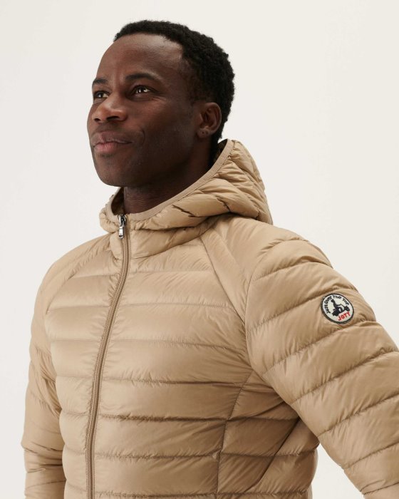 Beige Lightweight Down Jacket Nico Jott New In