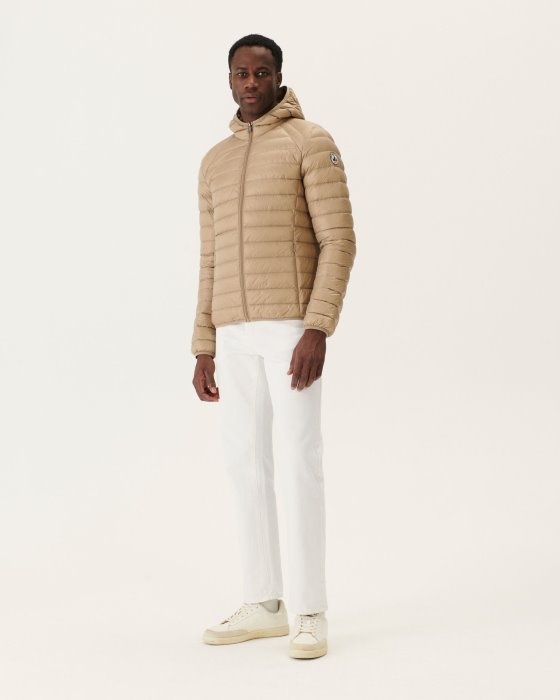 Beige Lightweight Down Jacket Nico Jott New In