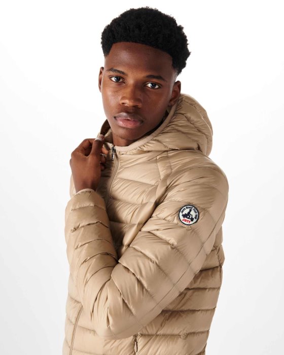 Beige Lightweight Down Jacket Nico Jott New In