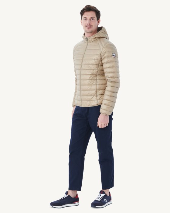 Beige Lightweight Down Jacket Nico Jott New In