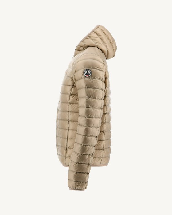 Beige Lightweight Down Jacket Nico Jott New In