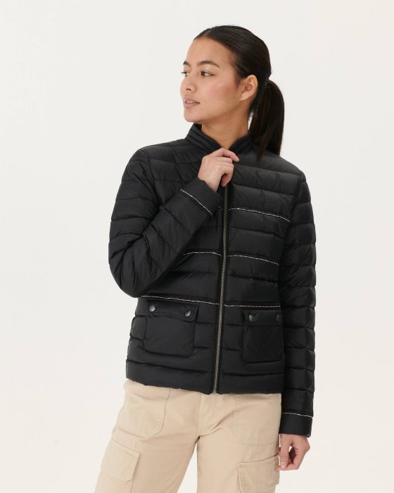 Black Andorra Short Lightweight Jacket Jott New In