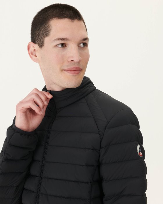 Black Aragon Lightweight Stretch Puffer Jacket Jott New In
