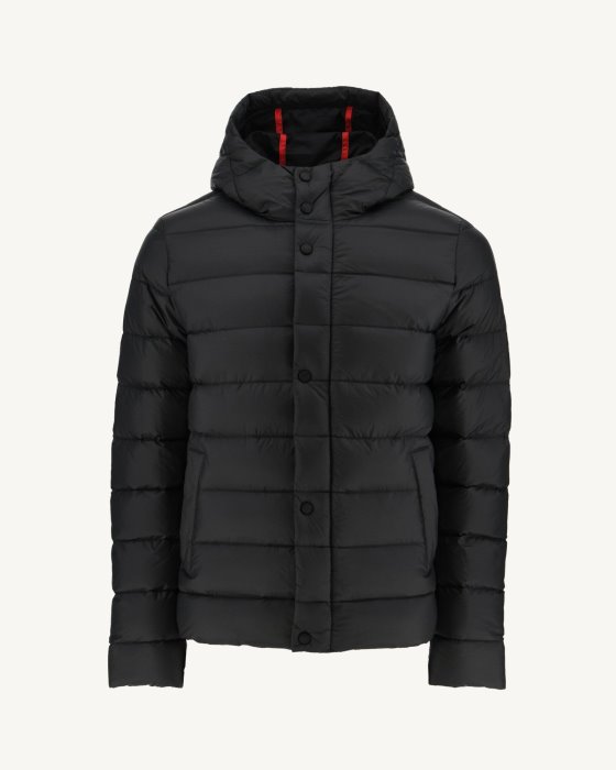 Black Jorge Hooded Puffer Jacket Jott New In