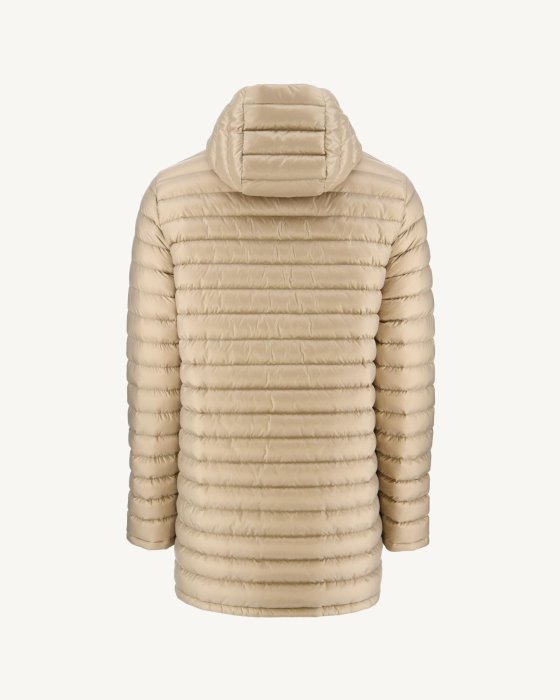 Black/Beige Reversible Light Puffer Jacket Amsterdam Jott New In
