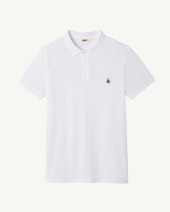 Blanc Polo Shirt Cherbourg Jott New In