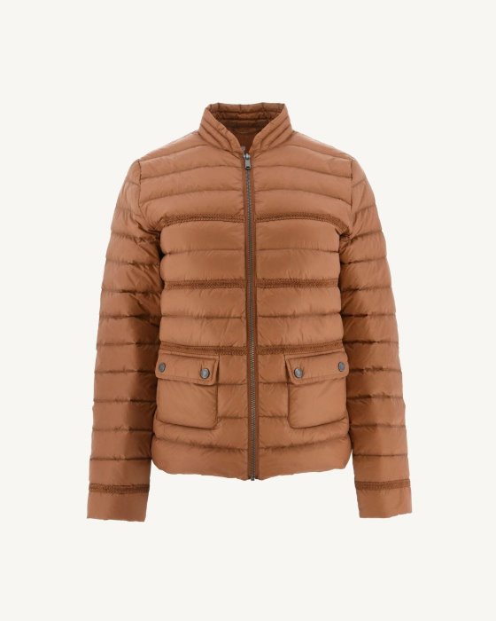 Camel Andorra Short Lightweight Jacket Jott New In