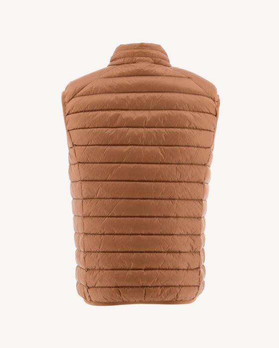 Camel Sleevless Down Jacket Tom Jott New In