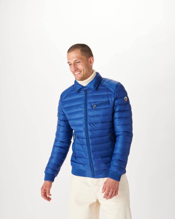Dark Denim Down Jacket James Jott New In