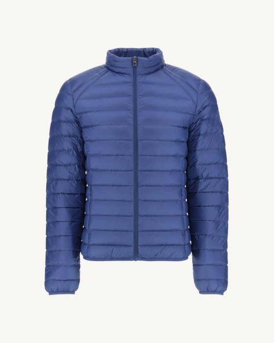 Dark Denim Lightweight Down Jacket Mat Jott New In