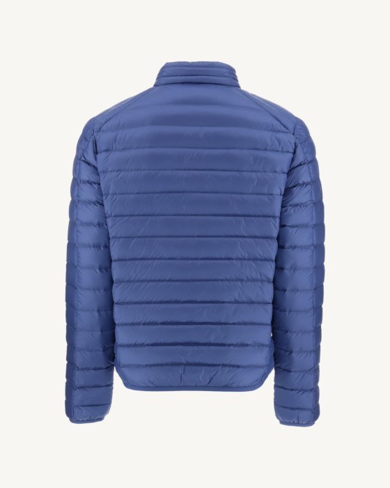 Dark Denim Lightweight Down Jacket Mat Jott New In