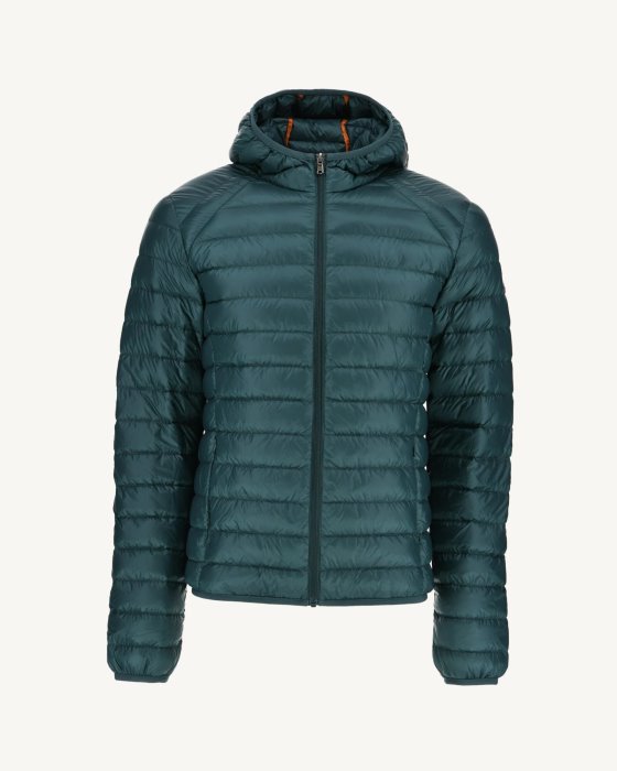 Dark Green Lightweight Down Jacket Nico Jott New In