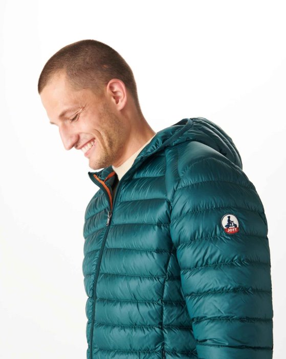 Dark Green Lightweight Down Jacket Nico Jott New In