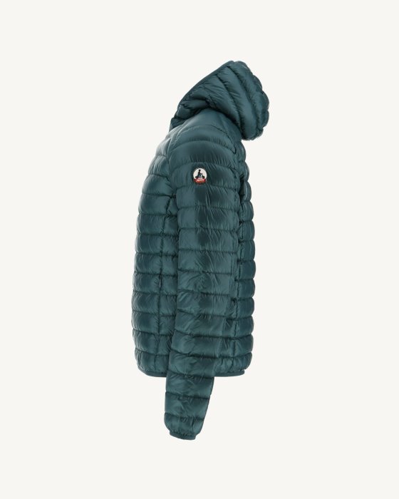 Dark Green Lightweight Down Jacket Nico Jott New In