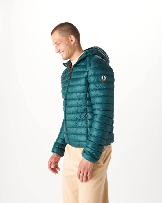Dark Green Lightweight Down Jacket Nico Jott Trend
