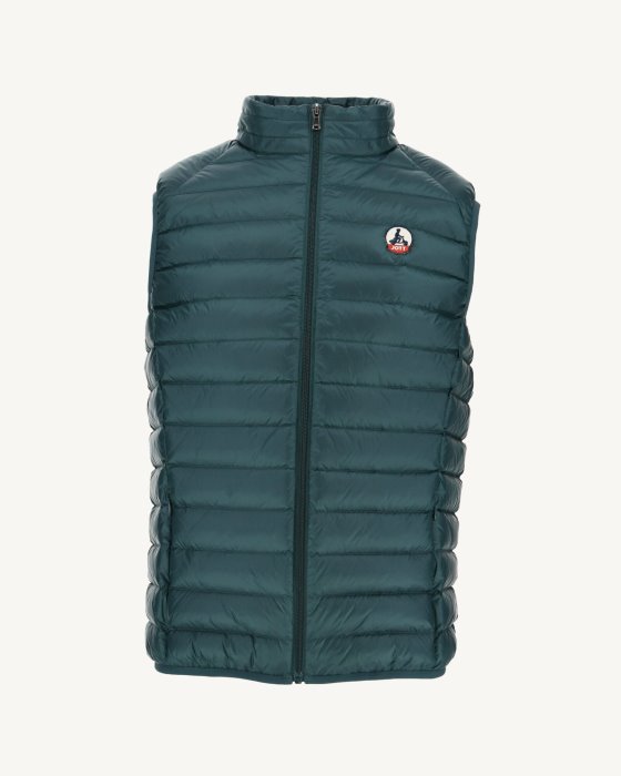 Dark Green Sleeveless Down Jacket Tom Jott New In
