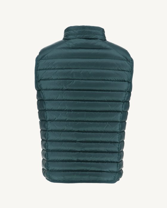 Dark Green Sleeveless Down Jacket Tom Jott New In