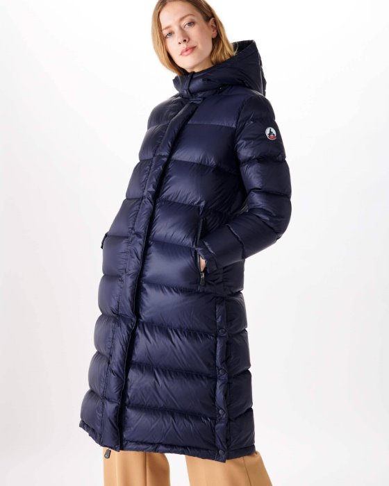 Extreme Cold Long Hooded Down Jacket Marine Karachi Jott New In