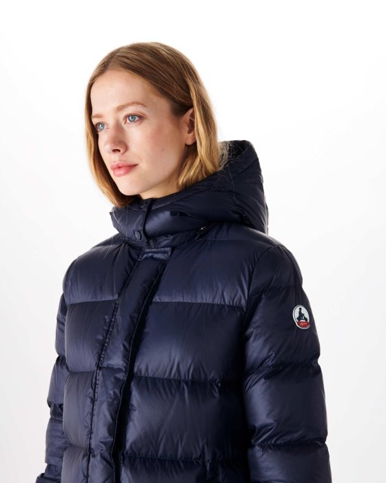 Extreme Cold Long Hooded Down Jacket Marine Karachi Jott New In
