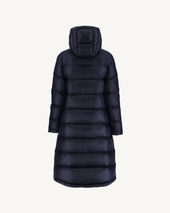 Extreme Cold Long Hooded Down Jacket Marine Karachi Jott New In