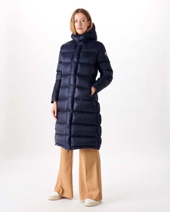 Extreme Cold Long Hooded Down Jacket Marine Karachi Jott New In