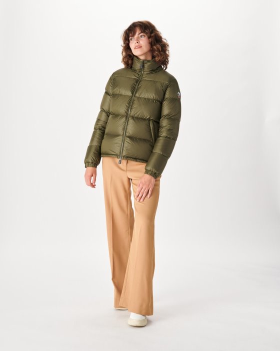 Extreme Cold Quilted Down Jacket Army Cardiff Jott New In