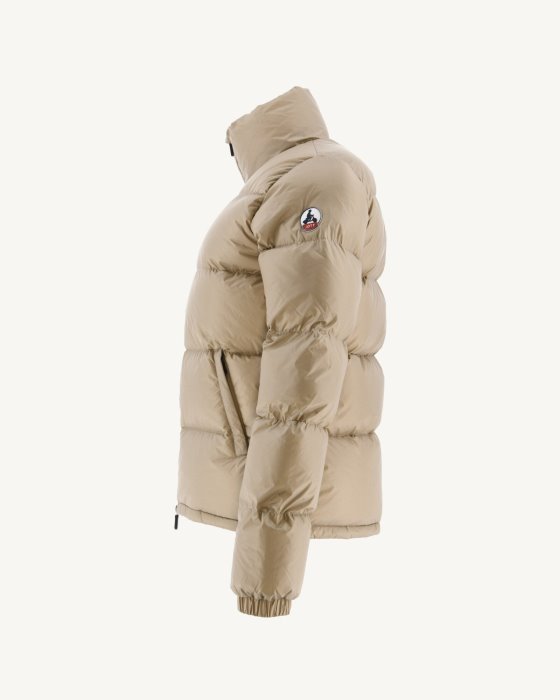 Extreme Cold Quilted Down Jacket Beige Cardiff Jott New In